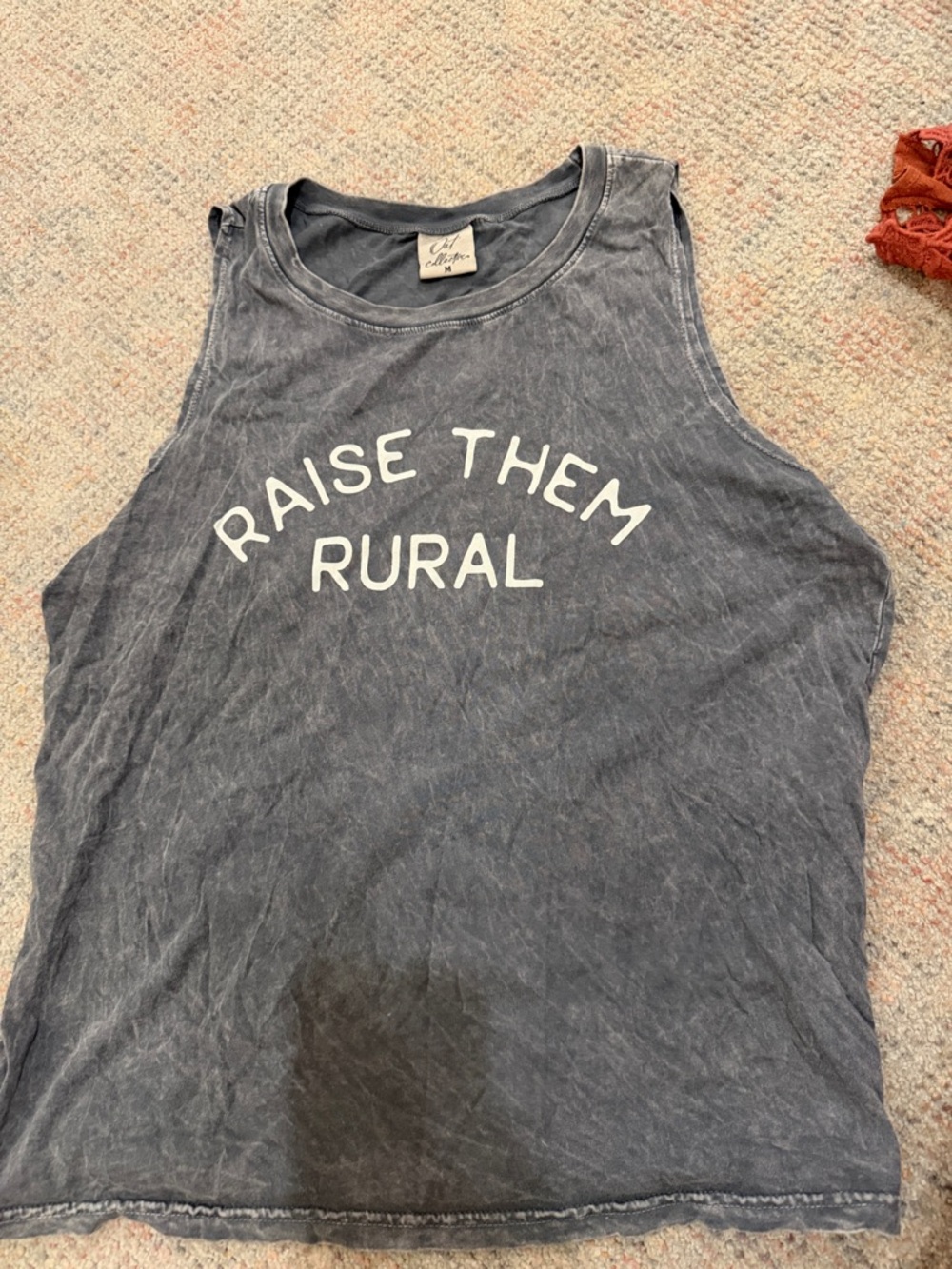 Raise Them Rural Women's Tank Top - Charcoal